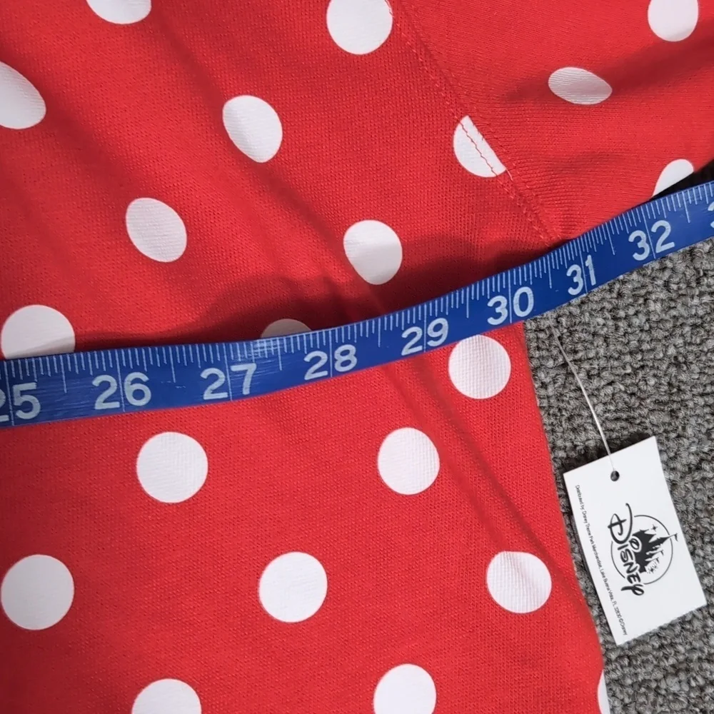 Disney WDW Zip Hoodie Minnie MouseRed Polka Dot Hoodie with Ears Size 2X *NWT* - Picture 8 of 9